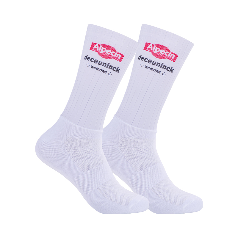 Aerodynamic Cycling Socks Aero Socks Team-Specific Cycling Socks Fabric Splicing Non-Slip for Men and Women