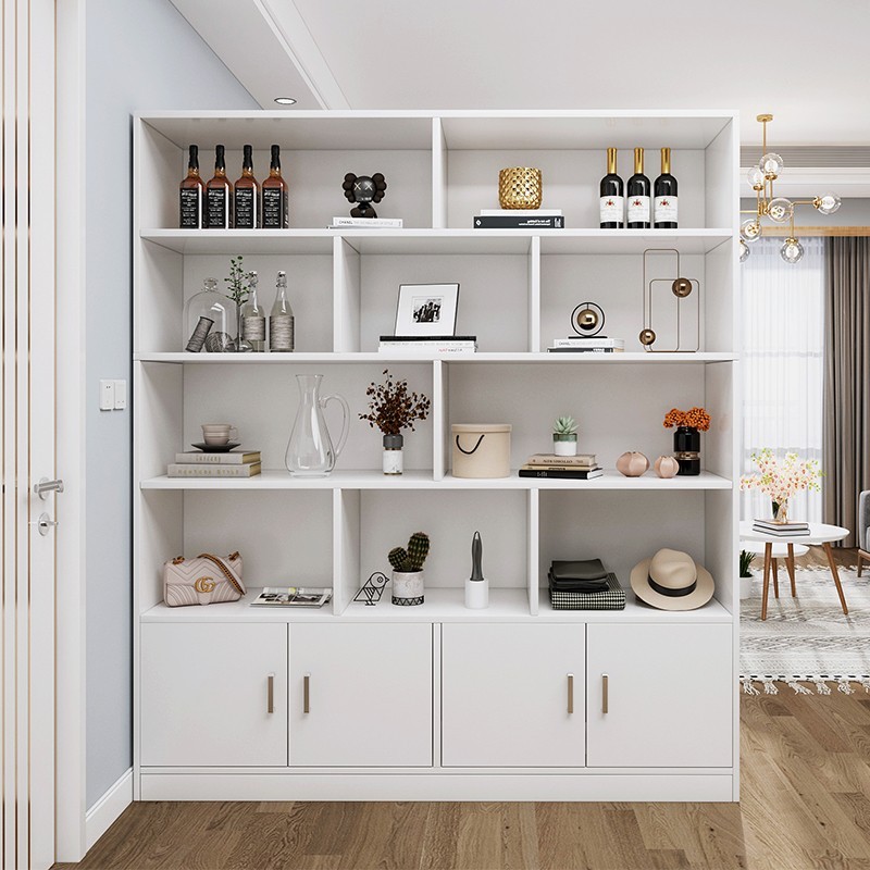 Entry into the household Housekeeping Cabinet Racks Home Doorway Partition Cabinet Living-room Screen Partition Simple modern wine cabinet locker-Taobao