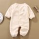 Thickened Fleece-Lined Spring, Autumn, and Winter Jumpsuit for Home Use, Warm Romper, Outerwear, Baby Newborn Clothes for Autumn and Winter