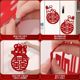 2025 Wedding Room Decoration Window Wall Stickers Bedroom Wardrobe Door Stickers Cabinet Decoration Small Double Happiness Character Window Stickers Wedding