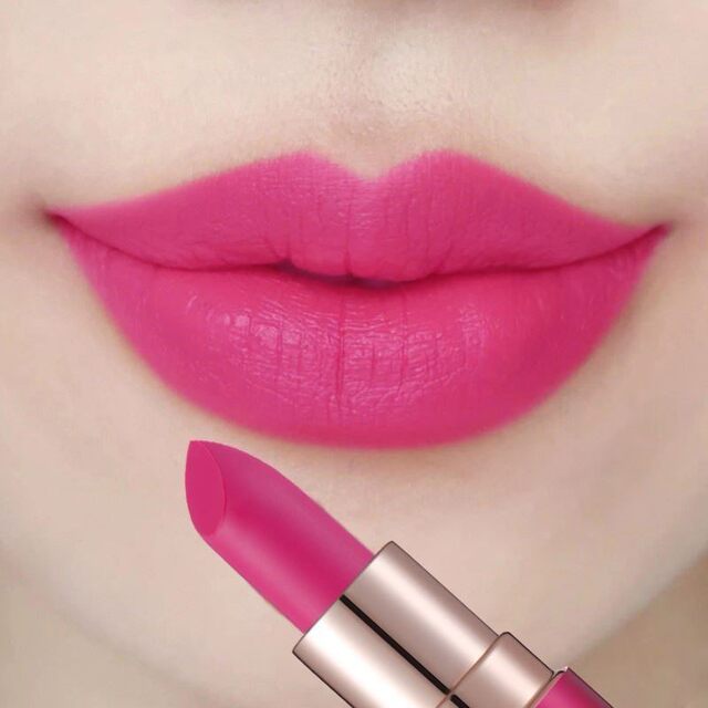 Dragon Fruit Color Rose Purple Lipstick for Women, Rose Red, Rose Pink, Non-Fading, Waterproof, Non-Stick Cup, Big Brand Genuine Lipstick