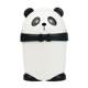 Panda Trash Can for Home Use in Kitchen, Bathroom, Living Room, Bedroom, with Lid, Flip-Top, Cartoon Cute Design, Large Size