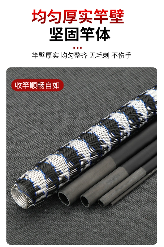Cần câu Laogui cầm tay siêu nhẹ siêu cứng cần câu carbon đoạn dài 28 nền tảng có thể điều chỉnh cần câu Bộ dụng cụ câu cá cá chép diếc cần câu máy shimano can cau ashino