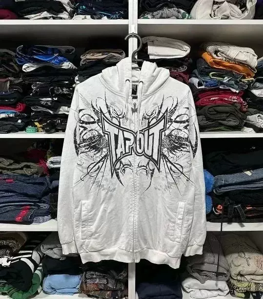 Комбинированный свитшот-толстовка в стиле JNCO Y2K