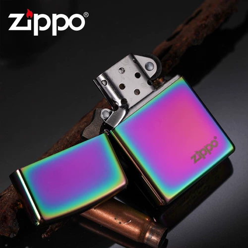 Подлинный Zippo более легкий оригинальный цвет цвета льда смены градиент логотип сокровищ