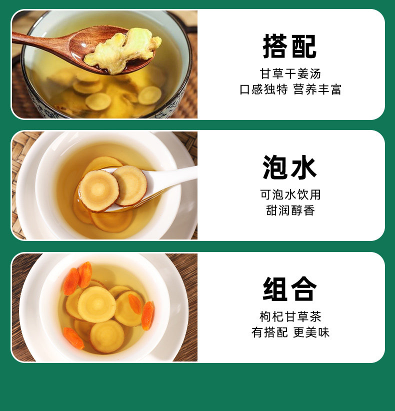 Zhi Gan Cao Slices (Glycyrrhiza uralensis) — Honey-Fried Licorice Root for TCM Decoctions & Daily Teas preparation