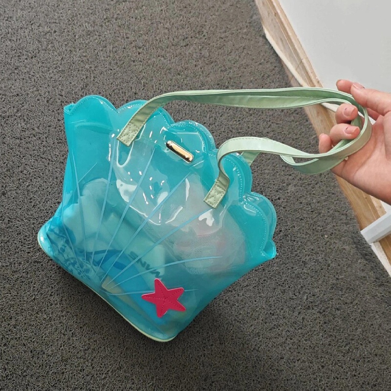 Swimming Bag with Dry and Wet Separation, Waterproof Sports and Fitness Large-Capacity Handbag, Beach Waterproof Bag, Transparent Pvc Swimming Bag with Dry and Wet Separation, Waterproof Sports and Fitness Large-Capacity Handbag, Beach Waterproof Bag, Transparent Pvc