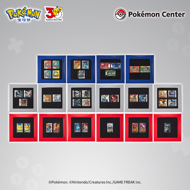 Pokémon Card Packaging Box Series Brooch Pikachu Eevee Game Peripheral Accessories Pokémon
