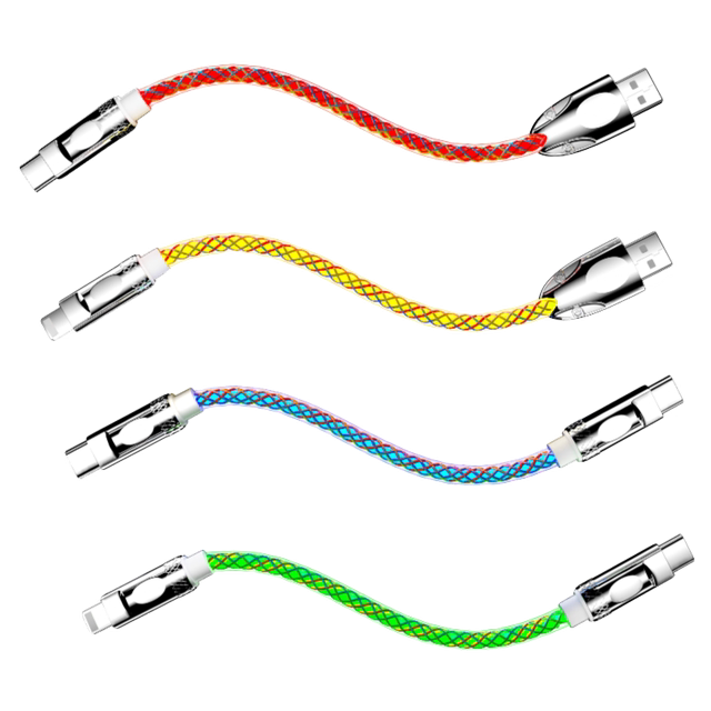 Yixingxing Luminous TypeC Power Bank Special Short Cable