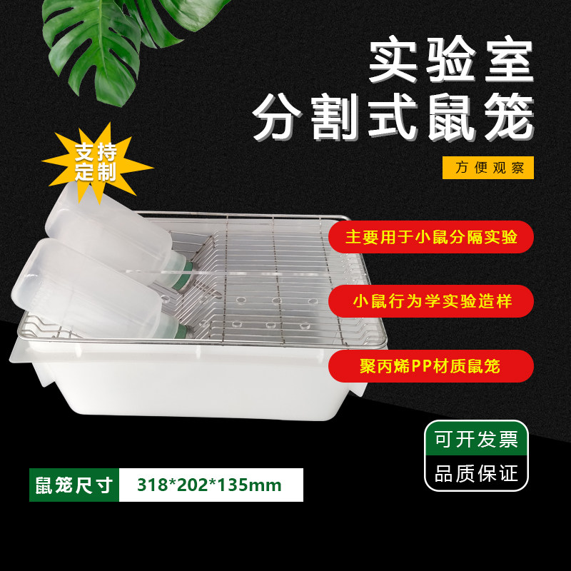M3分隔式大小鼠鼠笼鼠笼实验室大小鼠分隔式观察笼关鼠笼荷兰鼠笼