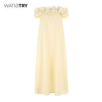 Wanatry new summer one-shoulder dress