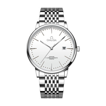 Original Swiss Omuga Men's Watch, De Ville Series Automatic Mechanical Watch, Simple De Ville Men's Watch