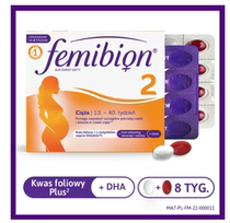 Femibion ​​Maternal Active Folic Acid 2 Phase Vitamin DHA with Iodine 8 Weeks Dosage with Iodine Ivian