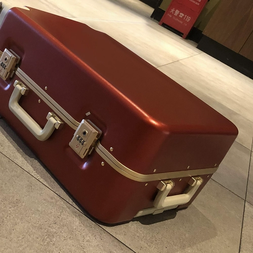 TUMI/途明 Ретро бордовый чемодан, коробка для невесты