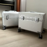 TUMI/途明 Металлический противоударный чемодан, алюминиево-магниевый сплав, горизонтальная версия, 18 дюймов