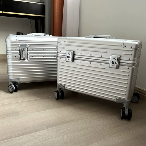 TUMI/途明 Металлический противоударный чемодан, алюминиево-магниевый сплав, горизонтальная версия, 18 дюймов