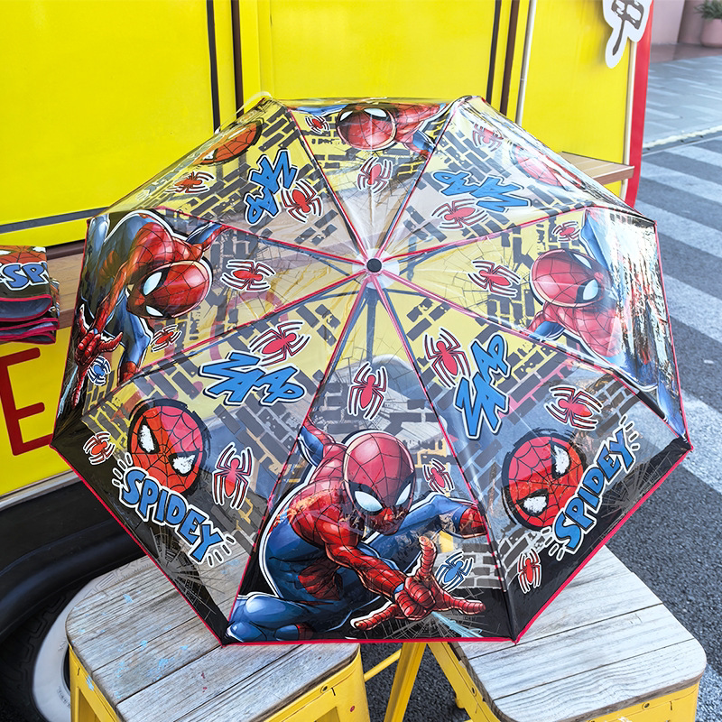 Spider-Man Cartoon Umbrella Spidey Ultra-Light Portable Umbrella Thickened Marvel Merchandise Umbrella Transparent Folding Umbrella Spider-Man Cartoon Umbrella Spidey Ultra-Light Portable Umbrella Thickened Marvel Merchandise Umbrella Transparent Folding Umbrella