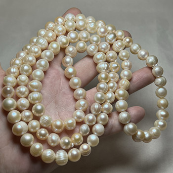 Antique Pearl Natural Threaded Freshwater Old Pearl 108 Pink Prayer Beads Old Pearl Necklace Bracelet Cultural Accessories