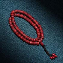 Old materials antique cultural treasures Tibetan Gabala bone inlaid rosary beads 108 necklace old objects bracelet
