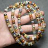 Antiques and miscellaneous natural crystals and semi-precious stones, straight-cut old-style wheel beads, spacers, beads, loose beads, bracelet materials and accessories