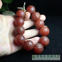 Ancient Play Misculpture Red Aaron Antique Balmer Bracelet Old Manau Sculpture Lifestring Old Bearl Buddha