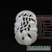 Ming and Qing Jade high ancient jade old Jade natural Hetian Jade hollow gourd Jade peed pendant imitation old antique jade collection
