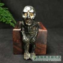 Hongshan culture antique Jade Miscellaneous Collection iron meteorite skeleton skeleton skeleton bones old objects old antiques have magnetic