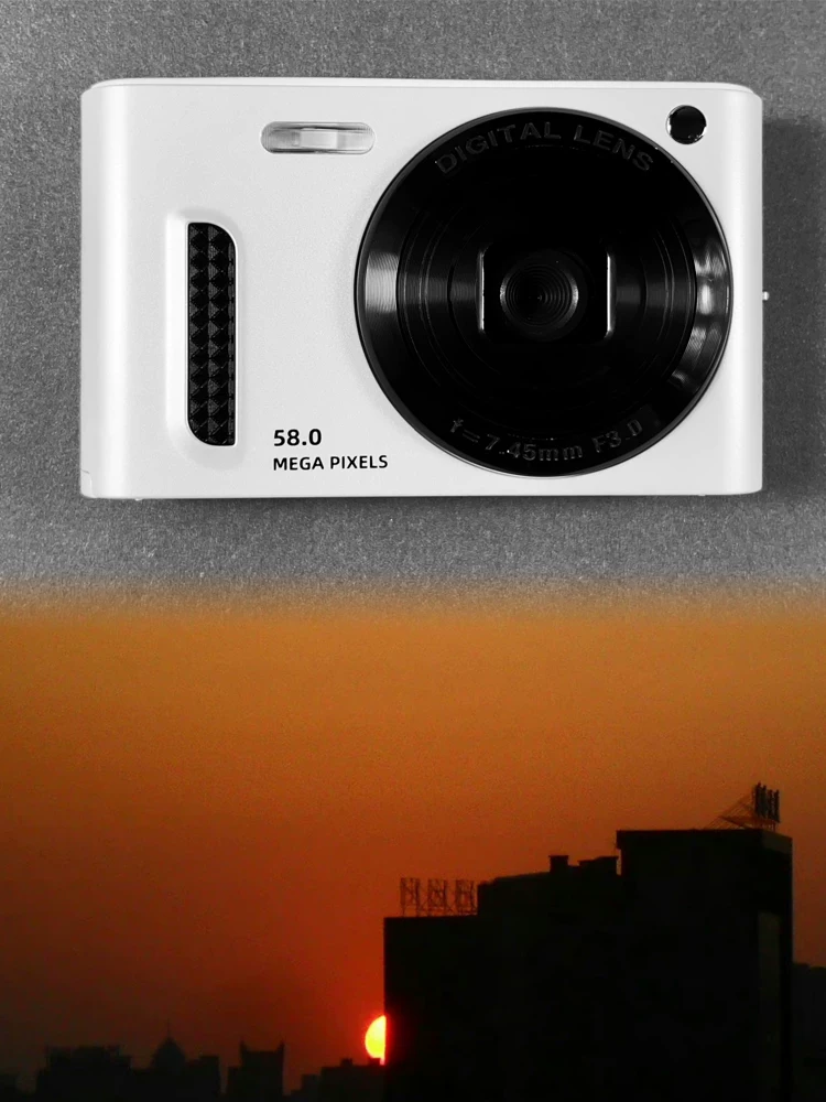 Digital retro camera for students, cards, Birthday gift