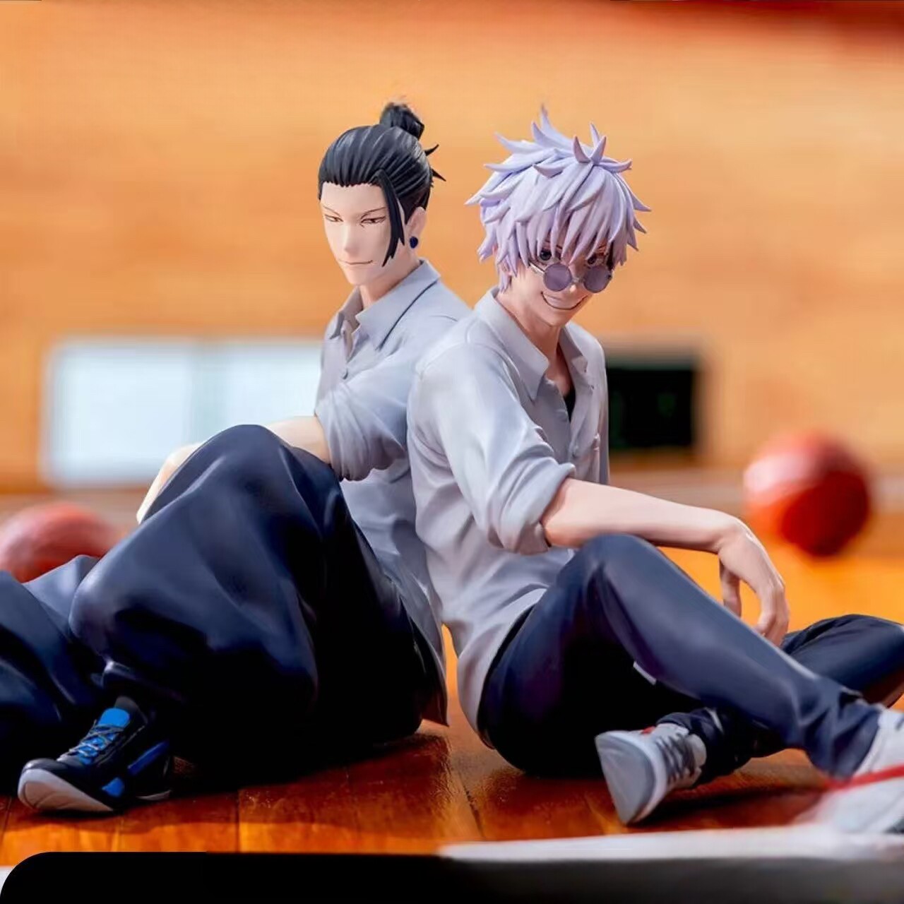 In-Stock Jujutsu Kaisen Gojo Satoru Suguru Geto Collectible Figure Car Decoration Model Birthday Gift