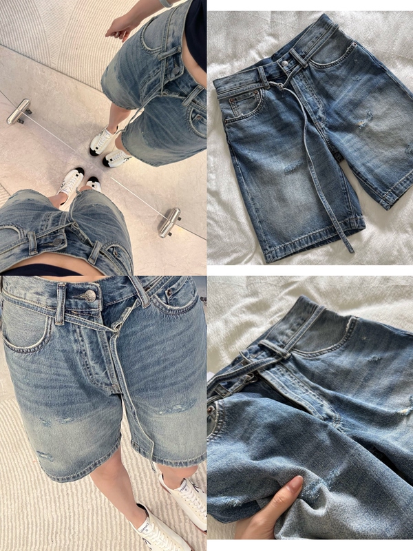 Authentic Channel A|C 26 Spring/Summer New Style Relaxed Vibe Distressed Denim Shorts Authentic Channel A|C 26 Spring/Summer New Style Relaxed Vibe Distressed Denim Shorts