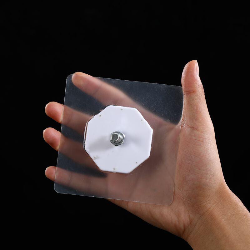 No-Drill 10*10cm Large Adhesive Hook, Self-Adhesive Hook, Screw-Free, for Tiling Walls, Waterproof and Moisture-Proof