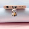 2025 New Cat-Shaped Phone Dust Plug Type-C Universal Pendant for Apple, Android, Huawei Type-C