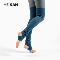 MEIKAN professional yoga socks over the knee stockings for women extended pile socks leggings knee protection long sports socks