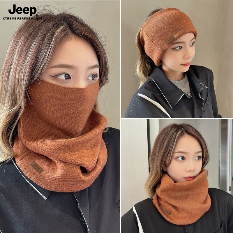 Женская зимняя защита для шеи JEEP bib, непромокаемый чехол для шеи, теплая маска, женский шарф, ветрозащитная маска для зимней езды
