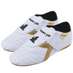 Children's Taekwondo Shoes, Men's and Women's Special Shoes for Sanda, Professional Martial Arts Shoes, Kidsren's and Adult Training Shoes, Soft Soles