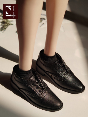 taobao agent BJD baby shoes 1/4 point Men's shoes CD2 generation male Soom MK MDD MSD4 dumb moon shadow leather shoes