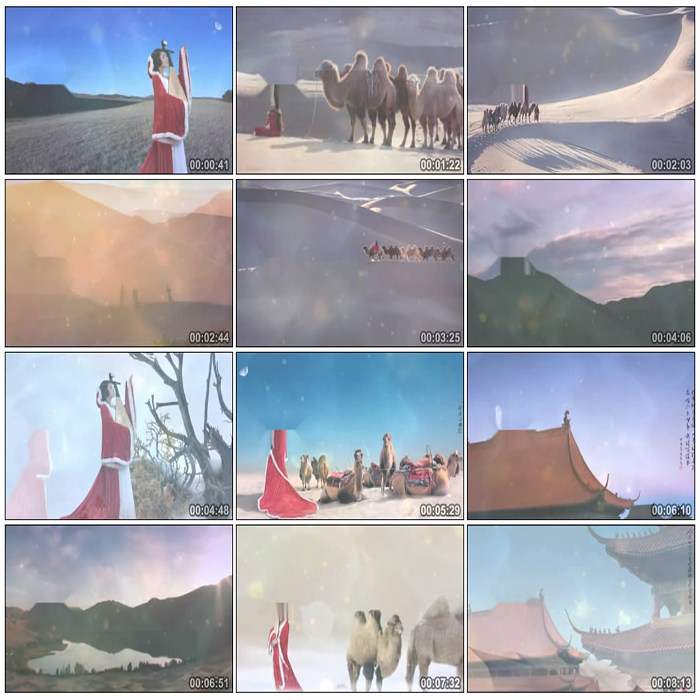 Zhaojun out of Sisi Li Wei guzheng playing stage background score finished ancient hooded finished ancient hooded video material-Taobao