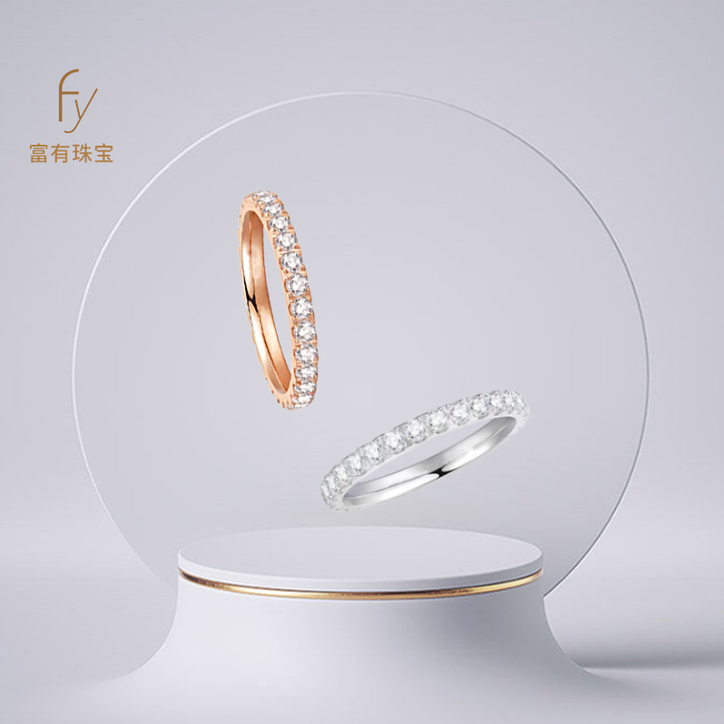 18K Gold Real Diamond Row Ring for Women, Full Diamond Rose Gold Ring, Straight Row Rose Gold Tail Ring, Stackable Ring 18K Gold Real Diamond Row Ring for Women, Full Diamond Rose Gold Ring, Straight Row Rose Gold Tail Ring, Stackable Ring