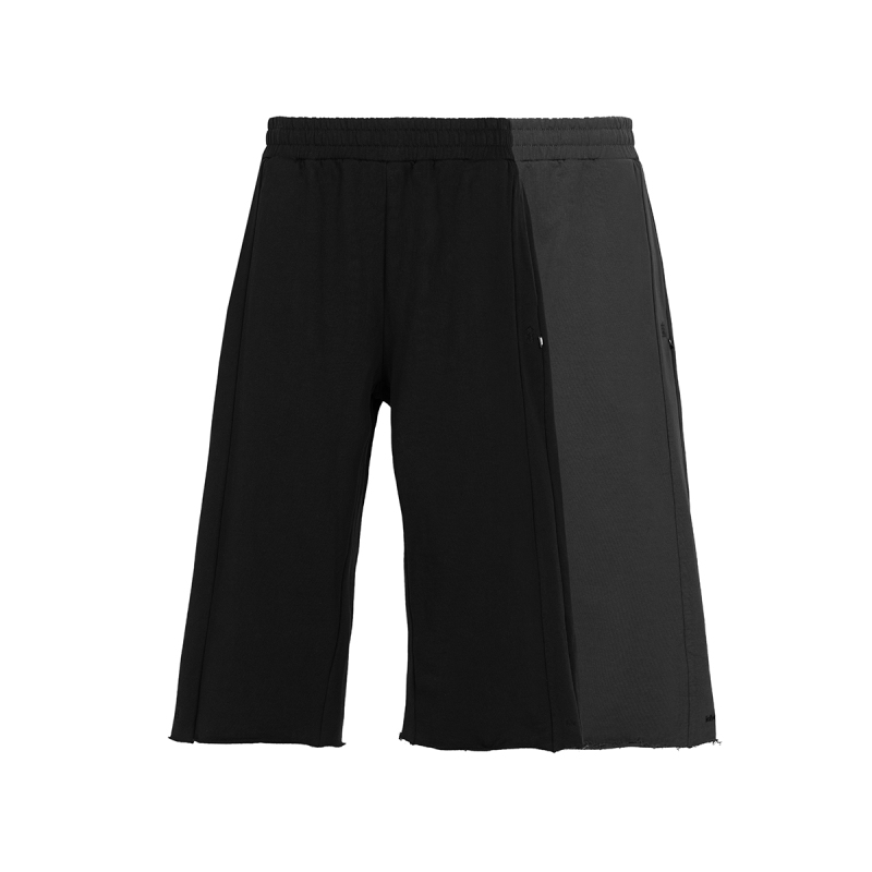 Niche Minimalist Solid Color Knitted Cropped Pants Straight-Leg Pants Everyday Versatile Cropped Pants