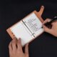 Yifei Elfinbook mini re-writeable pocket notebook rewritable mini portable smart office record book leather cover memo book smart creative business notepad