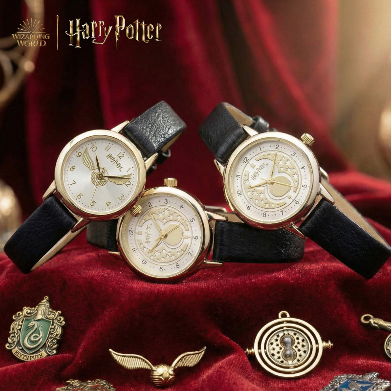 British Genuine Harry Potter Co-Branded Golden Snitch Watch Time-Turner Wristwatch Birthday Gift for Girls British Genuine Harry Potter Co-Branded Golden Snitch Watch Time-Turner Wristwatch Birthday Gift for Girls