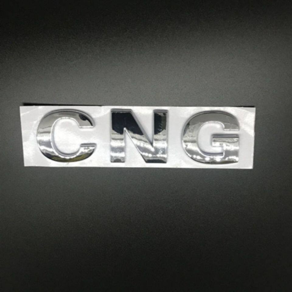 Автомобильная этикетка CNG словесная этикетка словесная наклейка хромированный материал автомобильная наклейка наклейка с логотипом наклейка с природным газом этикетка двойного назначения