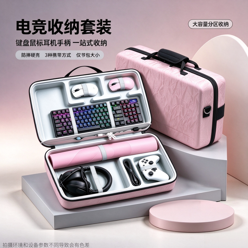 Keyboard, Mouse, and Headphone Integrated Storage Bag, Complete Set of E-Sports Peripherals Storage Box, Keyboard Bag, Controller, Computer Peripheral Bag Keyboard, Mouse, and Headphone Integrated Storage Bag, Complete Set of E-Sports Peripherals Storage Box, Keyboard Bag, Controller, Computer Peripheral Bag