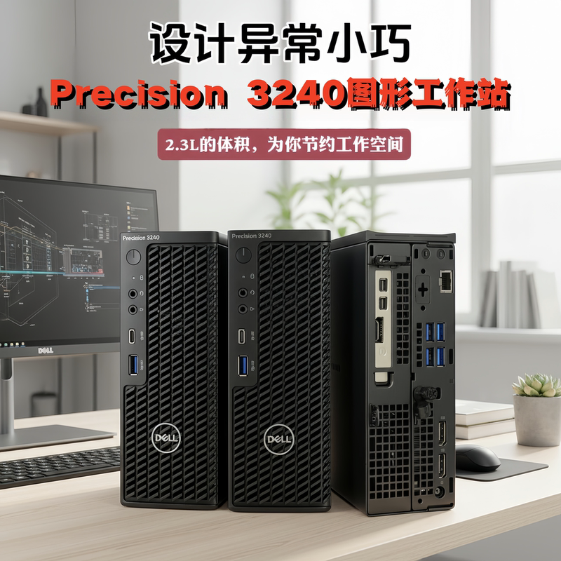 Dell Precision 3240 Tower Small Form Factor Workstation with Discrete Graphics and High-Performance Design for Gaming Servers Dell Precision 3240 Tower Small Form Factor Workstation with Discrete Graphics and High-Performance Design for Gaming Servers