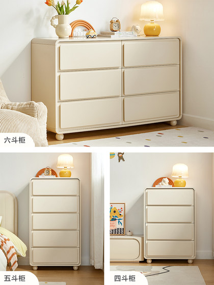 林氏家居儿童斗柜喂养台实木脚卧室客厅收纳储物床头柜子林氏木业