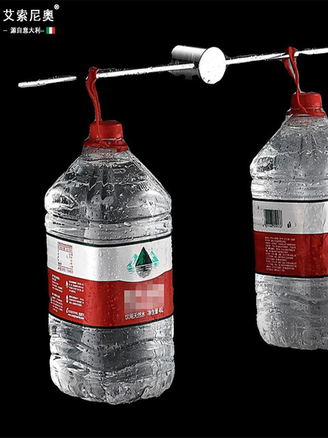 Italian Aisino All-Copper Towel Rack, No-Drill, High-End Minimalist Bathroom Towel Bar, Single Rod, Light Luxury Style