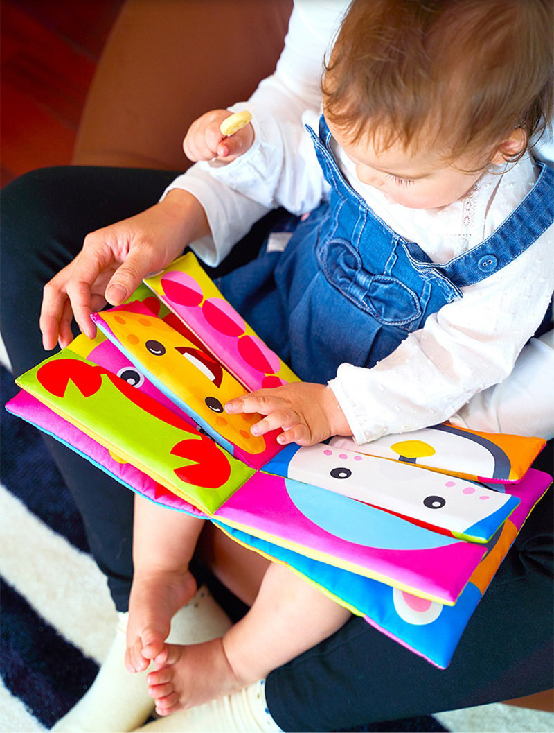 Ожерелье cartoon animal face matching cloth book torn baby stereo clo