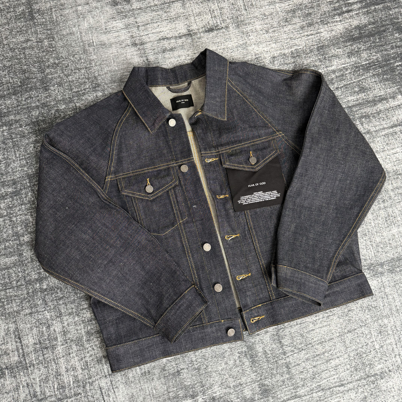 【Limited-Time Special Price】In Stock, Ships the Same Day! Face Value 5Th Original Denim Jacket, 15oz Fabric