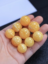 Burnt leather orange platinum porcelain white monster orange monster beads clavicle chain white wax bucket beads jujube beads clavicle beads