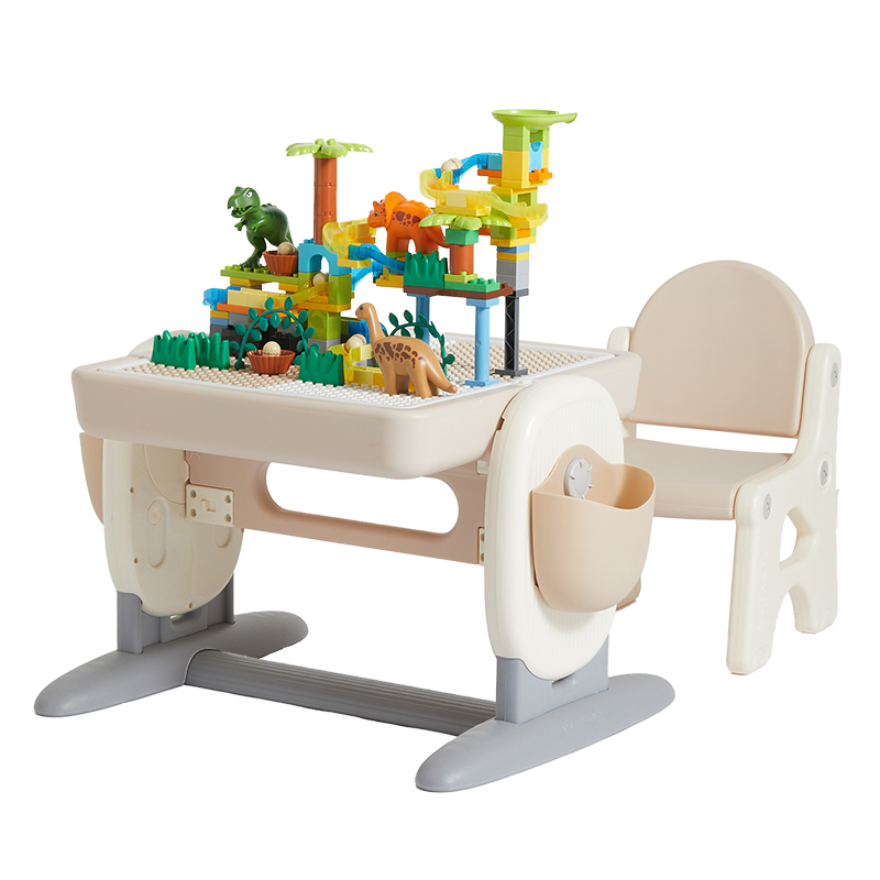 曼龙儿童多功能积木桌子宝宝游戏玩具男女孩1-3周岁礼物益智画板
